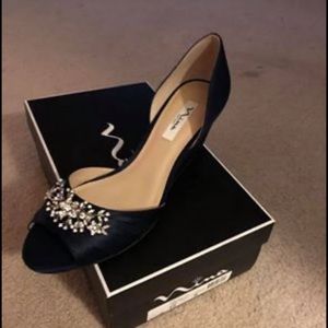 BRAND NEW NINA SIZE 10 Navy Blue shoes